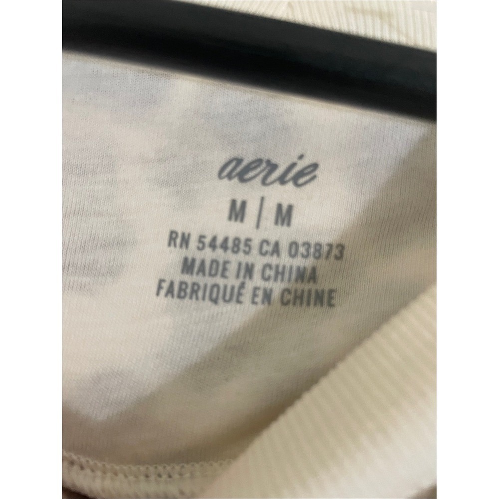 Aerie Lounge Set Fleece Leopard Print Medium Pajamas - Picture 2 of 12